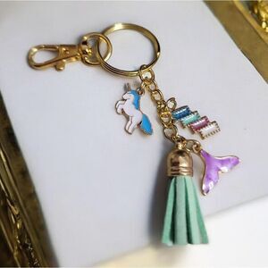 Whimsical Key Chain or Bag Charm New